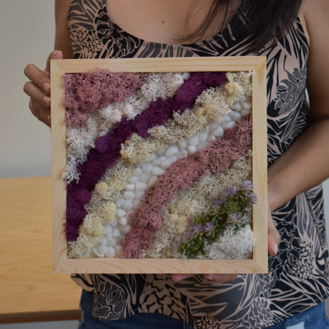 🌿 Create-Your-Own Preserved Moss Wall Art Workshop - No Maintenance Required!
