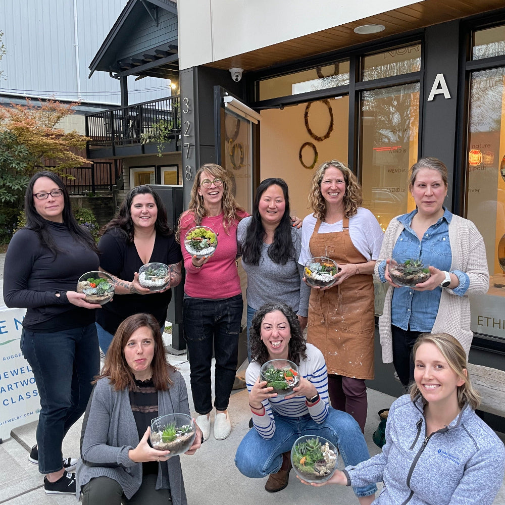 Succulent Terrarium Workshop (Private Party)