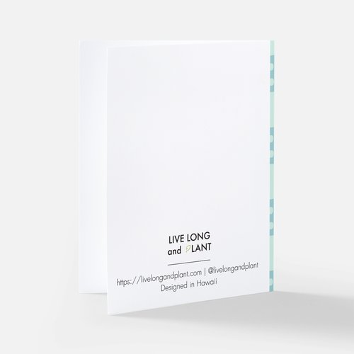 Happy Birthday Potted Plant Greeting Card