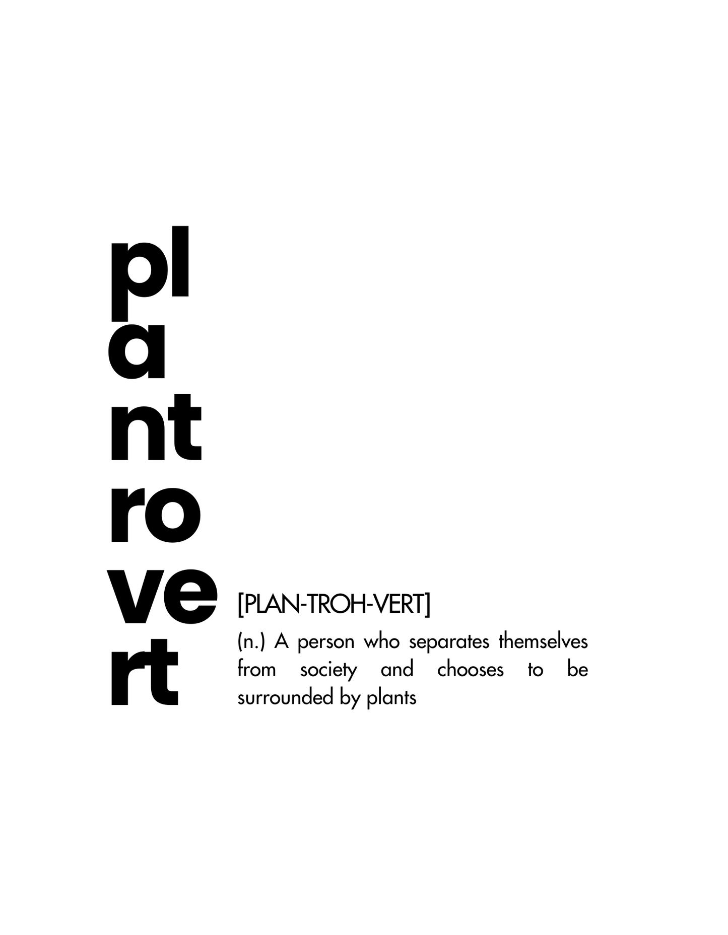 I Am A Plantrovert Heather White Dolman Sleeve Top