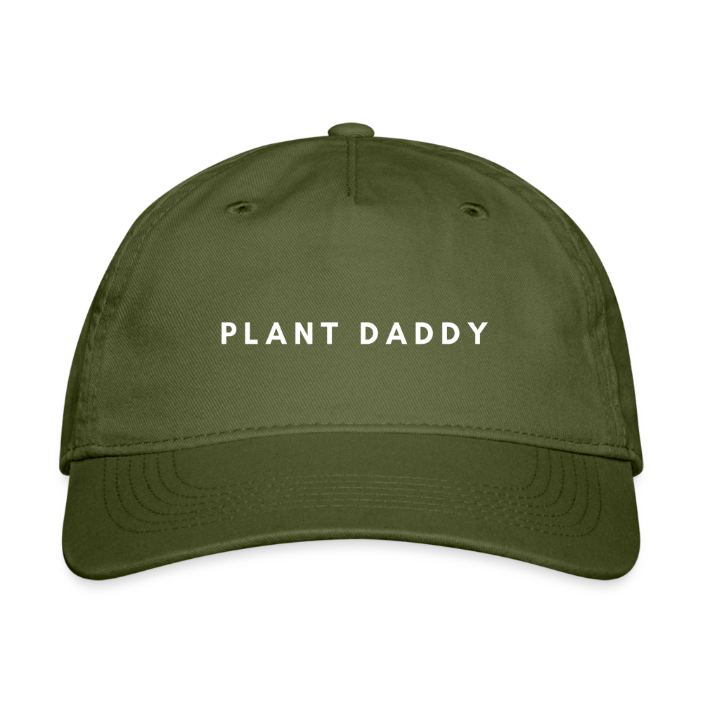 Plant Daddy Organic Baseball Cap - olive green
