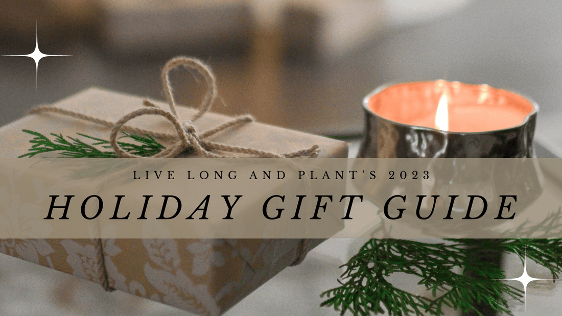 holiday gift guide, live long and plant gift, holiday gifts, plant lover gifts