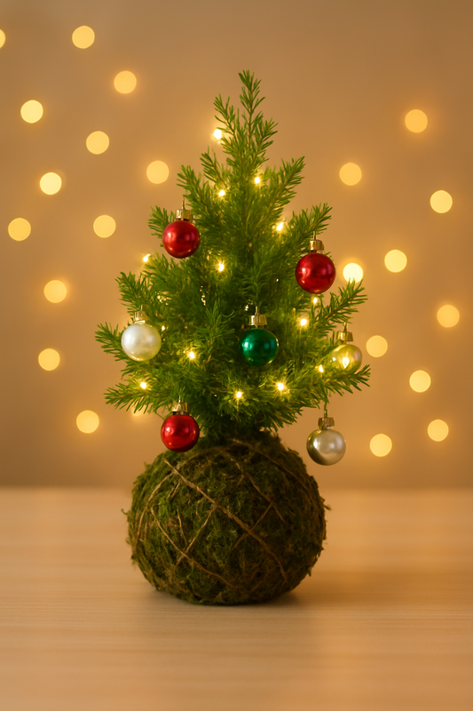 🎄Kokedama Christmas Tree Workshop in Hawai‘i🎄