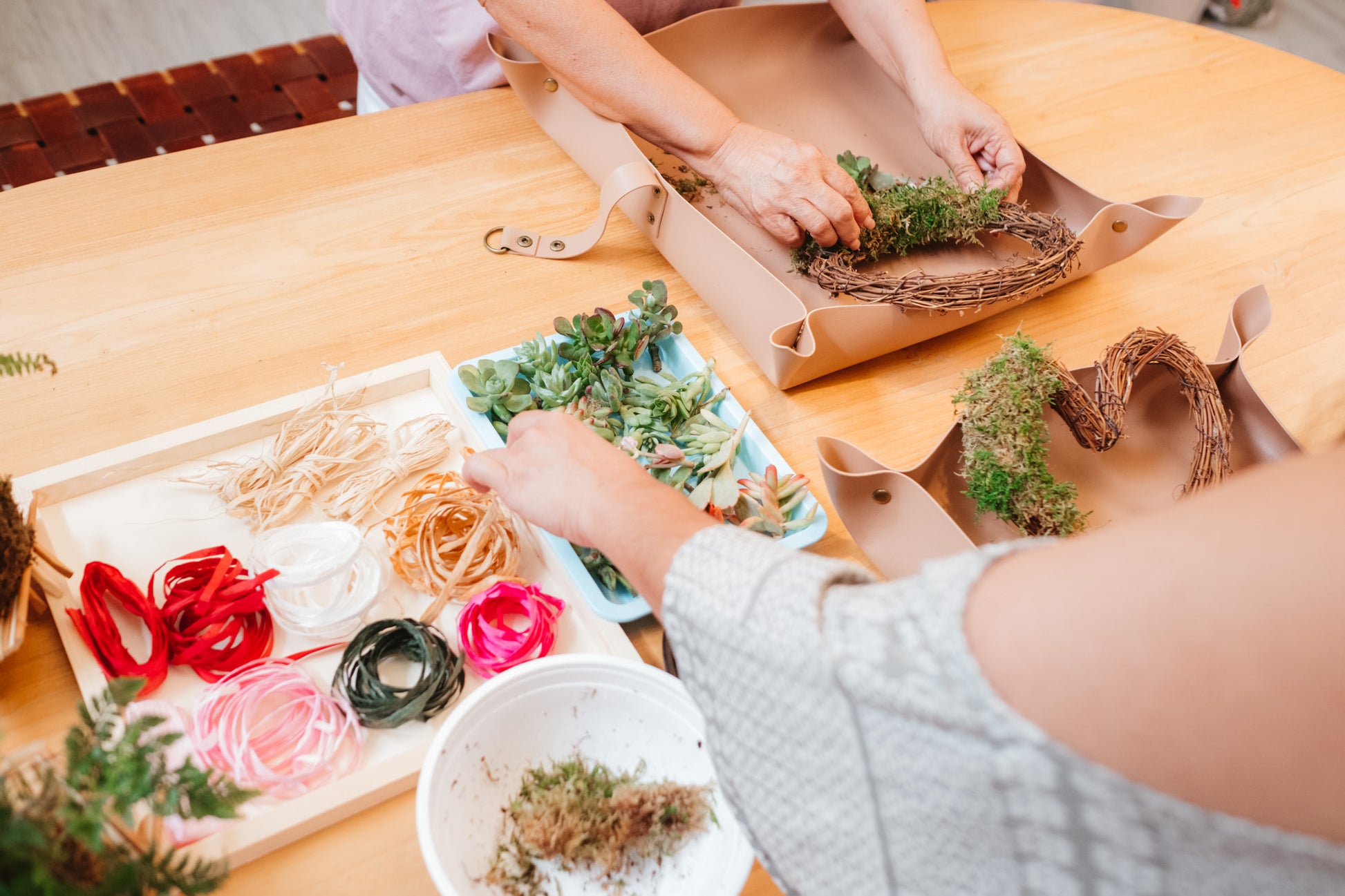 succulent wreath workshop Succulent Wreath Workshop