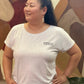 I Am A Plantrovert Heather White Dolman Sleeve Top