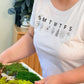 Plants Every Day Heather White Dolman Sleeve Top