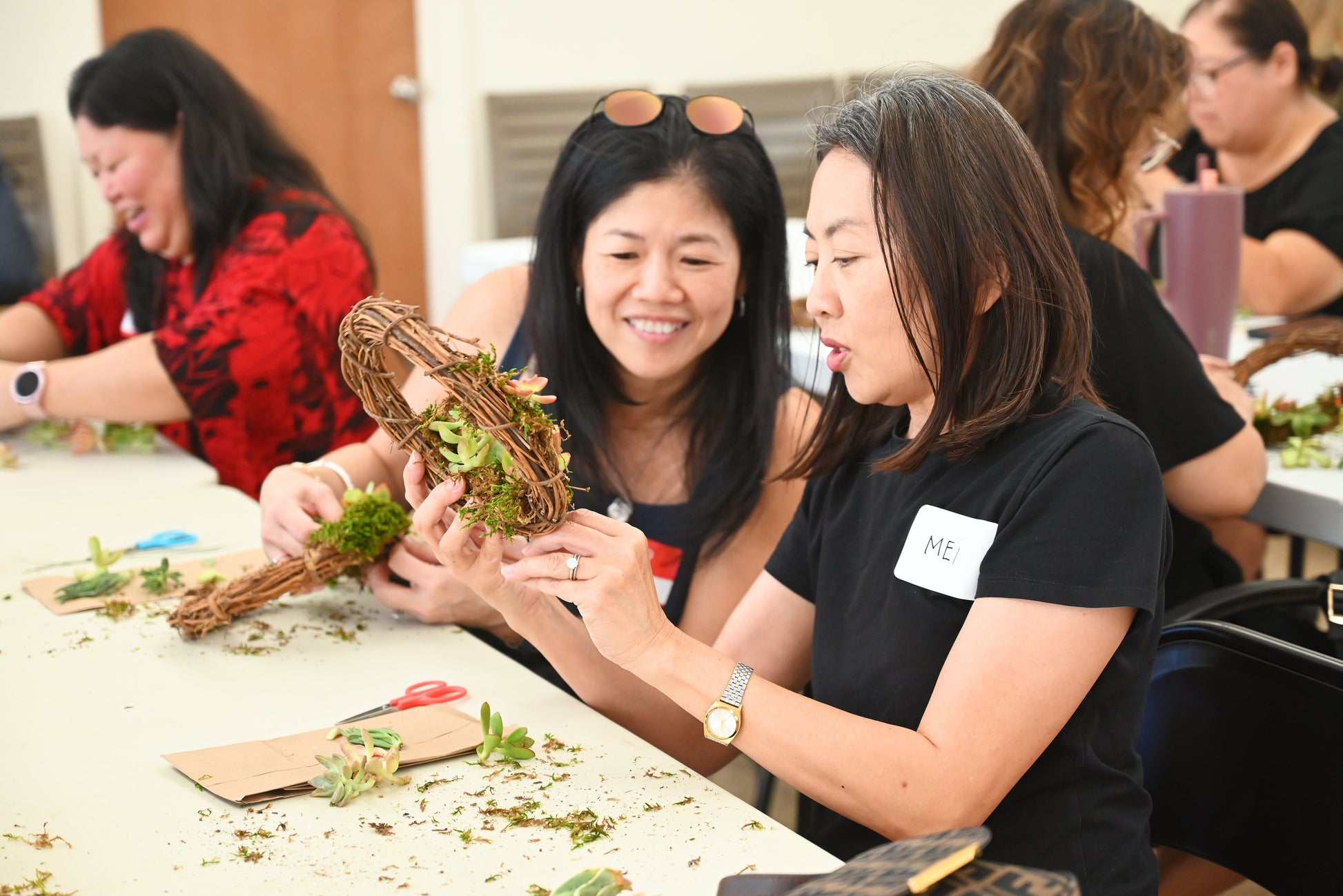 succulent wreath workshop Succulent Wreath Workshop