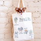 Plant-Inspired Canvas Tote Bag, Things I Do In My Spare Time