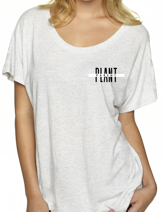 Plant Parent Heather White Dolman Sleeve Top