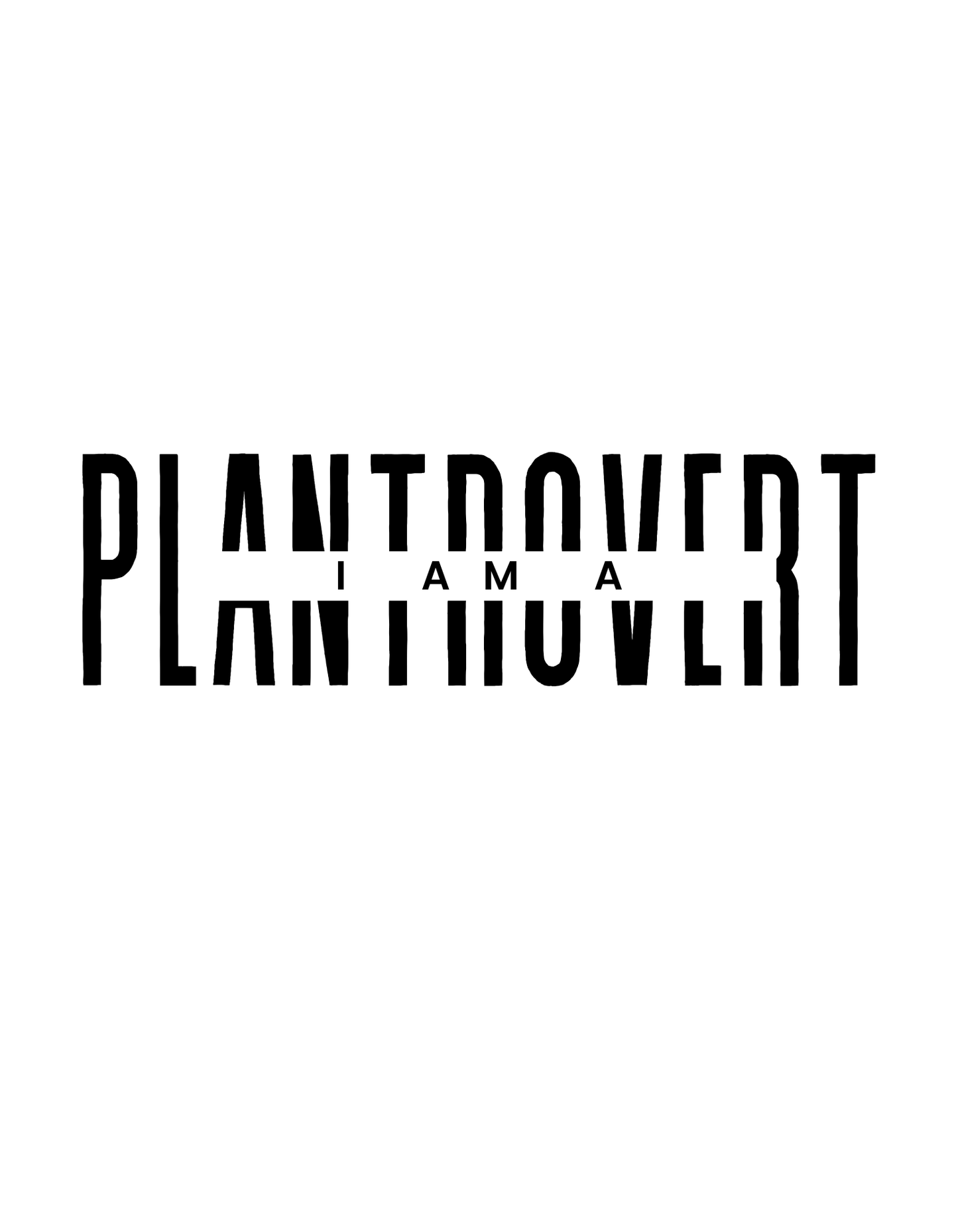 I Am A Plantrovert Heather White Dolman Sleeve Top