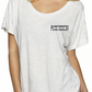 I Am A Plantrovert Heather White Dolman Sleeve Top