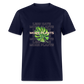 Less Hate More Plants Unisex Classic T-Shirt - navy
