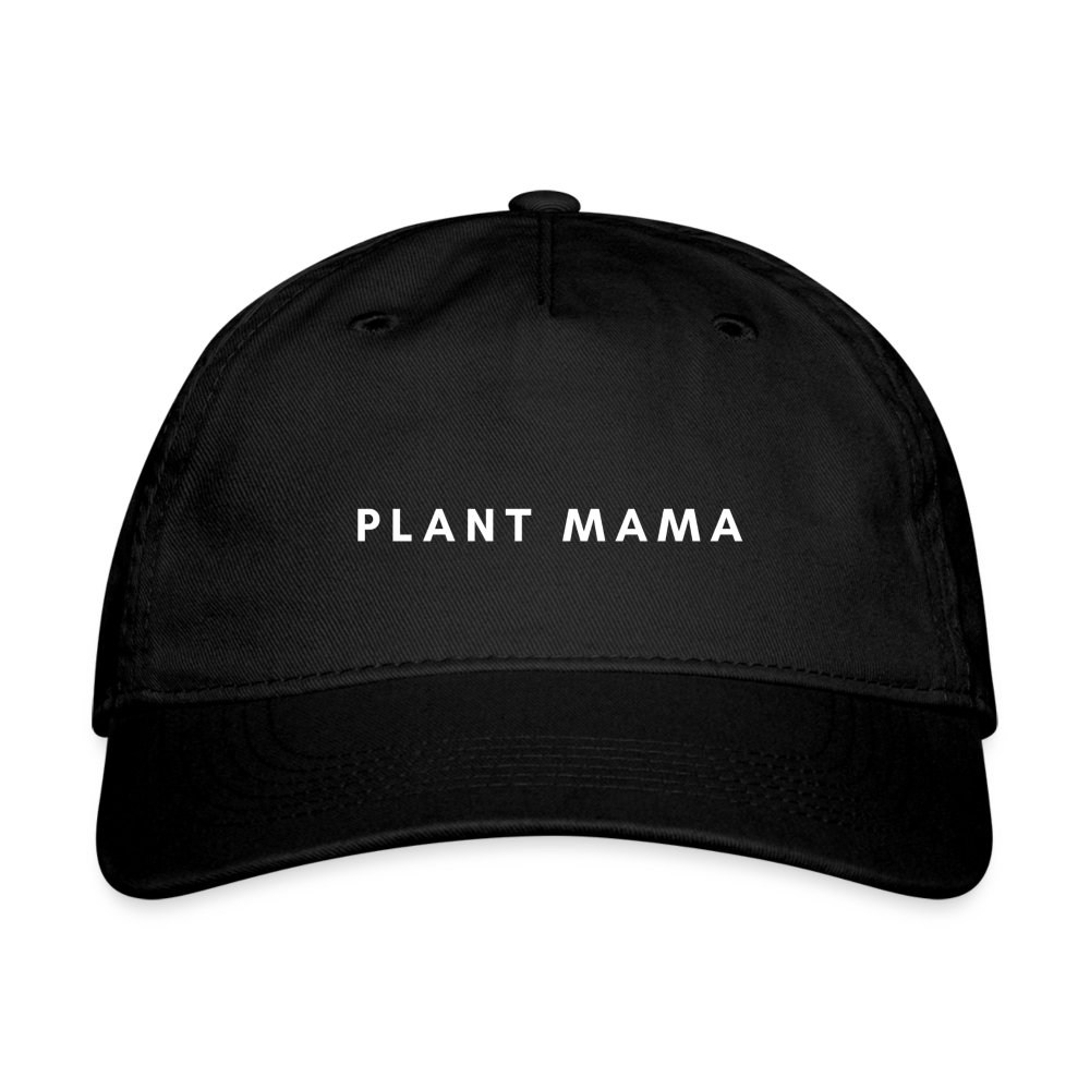 Plant Mama Organic Baseball Cap - black