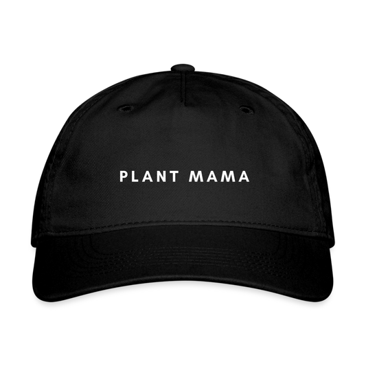 Plant Mama Organic Baseball Cap - black