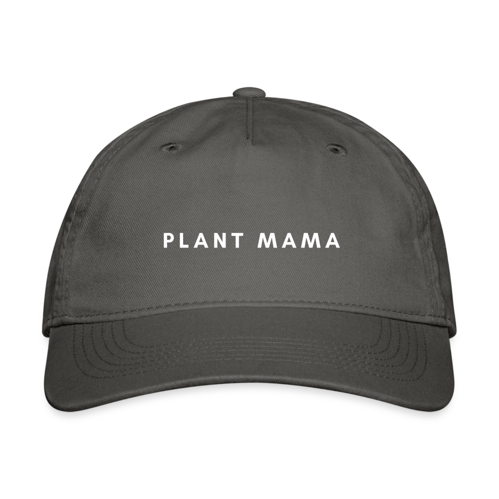 Plant Mama Organic Baseball Cap - charcoal