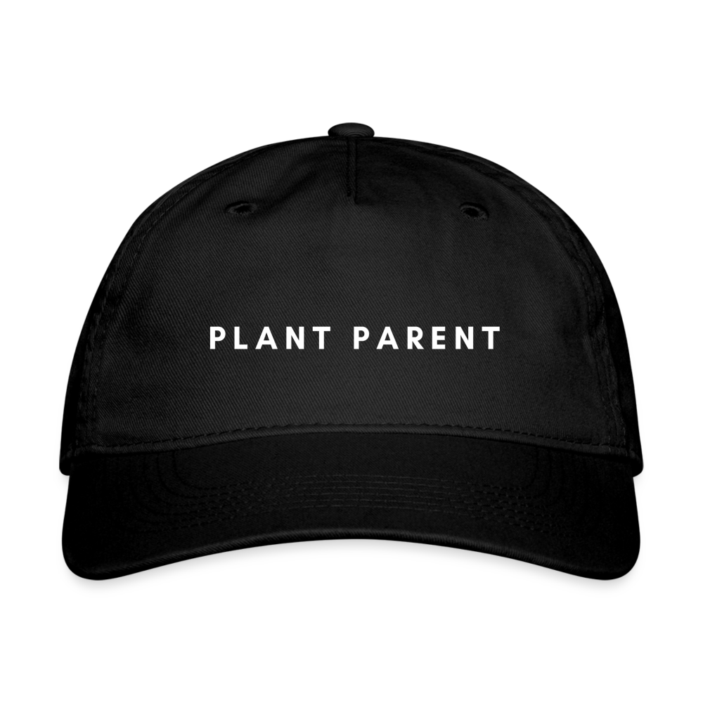 Plant Parent Organic Baseball Cap - black