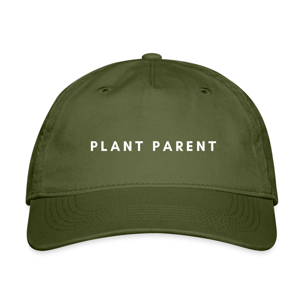 Plant Parent Organic Baseball Cap - olive green