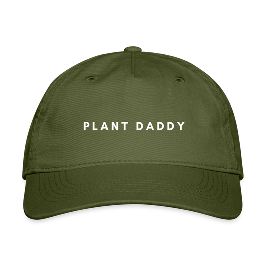 Plant Daddy Organic Baseball Cap - olive green